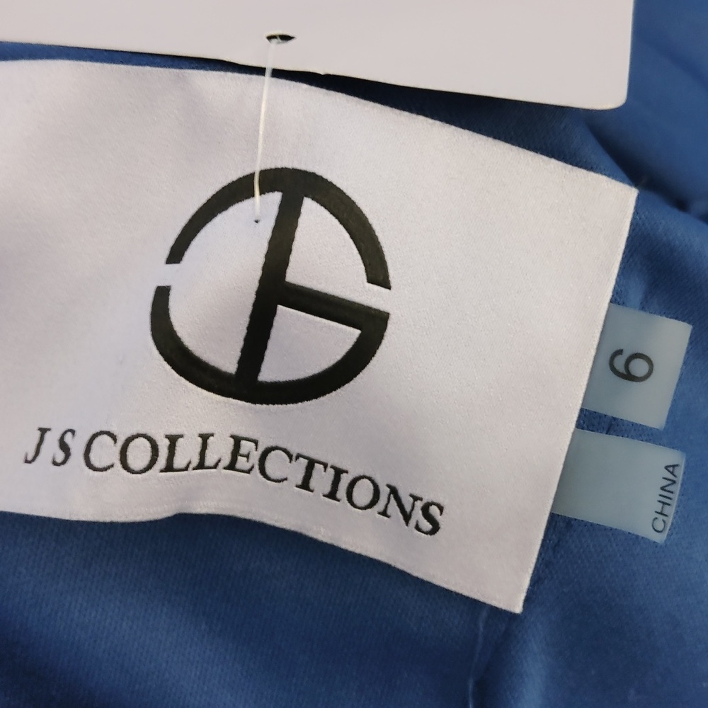 JS Collections "AYANA" Column Gown - Picture 15 of 16